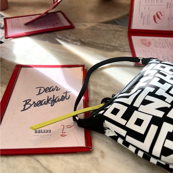 Limited Edition Longchamp Le Pliage Block Logo Print bag - Picture 4 of 6